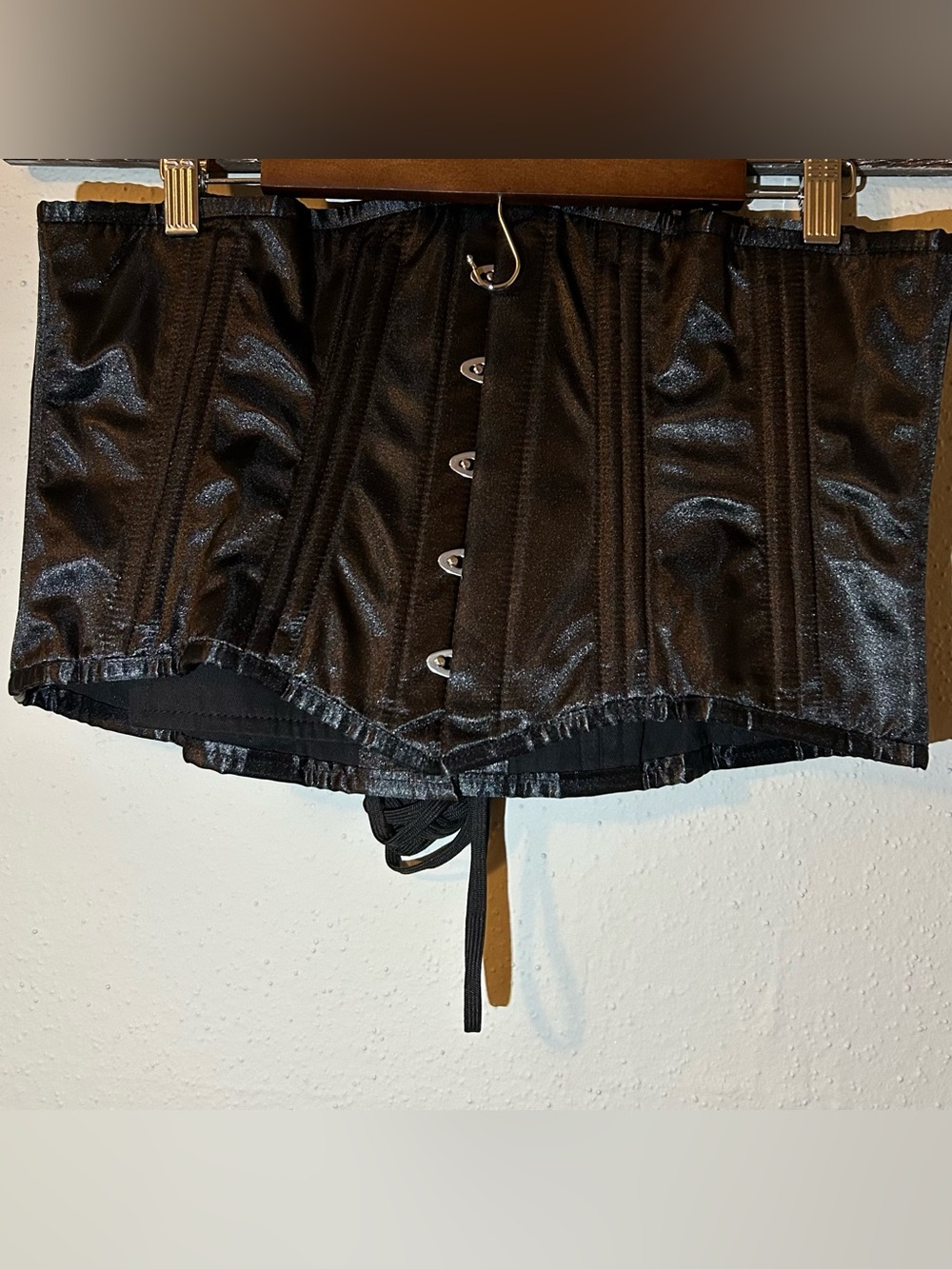 NWT Vintage Goth Collection Black Underbust Corset Belt - Size 36 - Picture 2 of 6